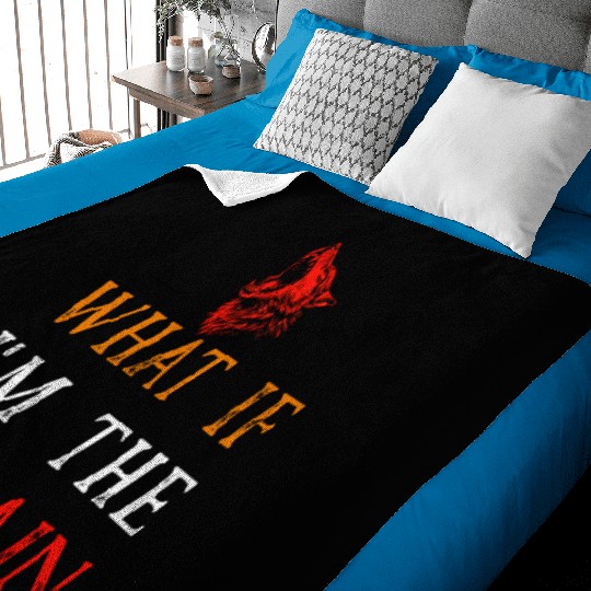 Werewolf Baby Blankets What If I'm The Villain Quote