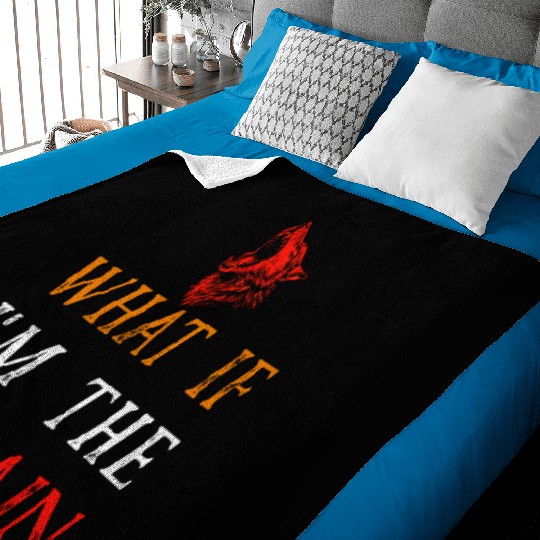 Werewolf Baby Blankets What If I'm The Villain Quote