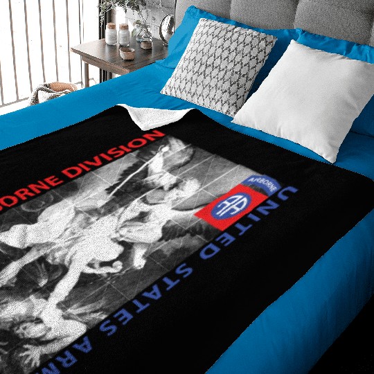 82nd Airborne - Saint Michael Baby Blankets