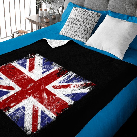 British Flag Union Jack Baby Blankets