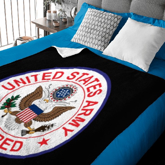 Army Retired Baby Blankets