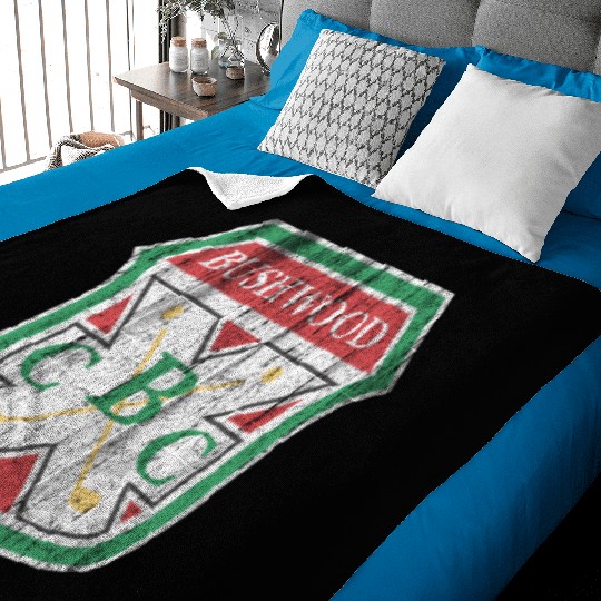 Vintage Bushwood Country Club Crest Baby Blankets