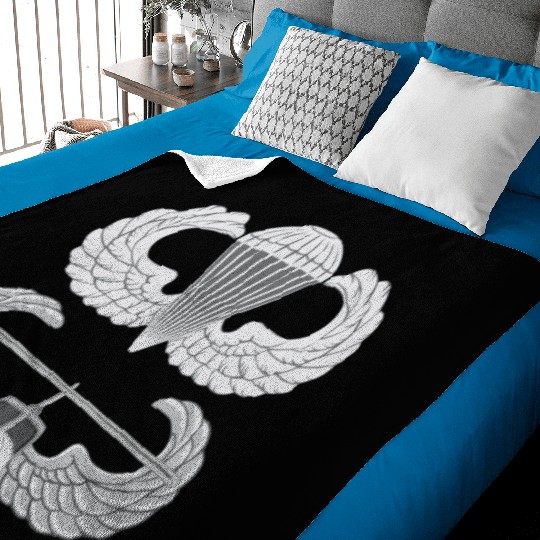 Airborne Air Assault Baby Blankets