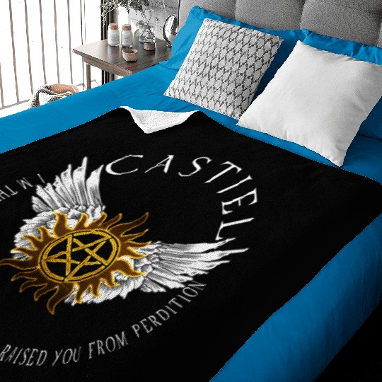 Castiel Protection Symbol Baby Blankets