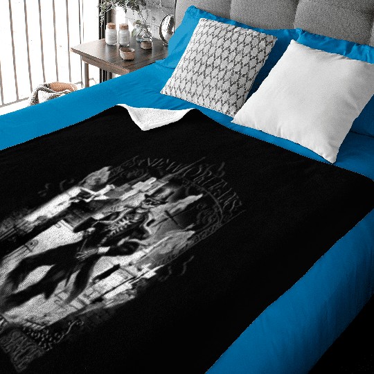Haunted New Orleans Baby Blankets