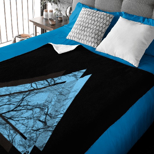 AD triangle black Baby Blankets