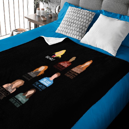 Doctor Who Companions (alternate version) Baby Blankets