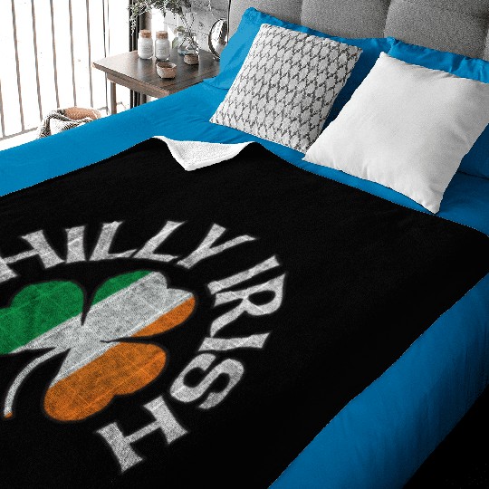 Philly Irish Shamrock Flag Apparel Baby Blankets