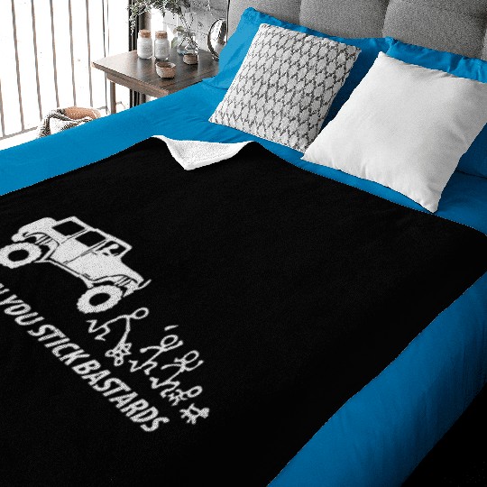 Jeep...Run Baby Blankets