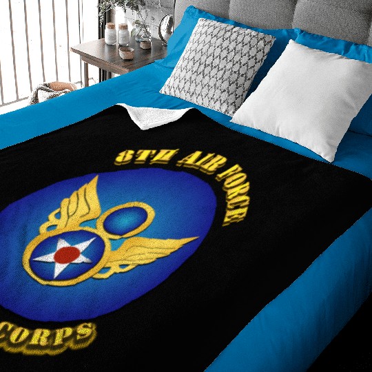 AAC - 8th Air Force Baby Blankets