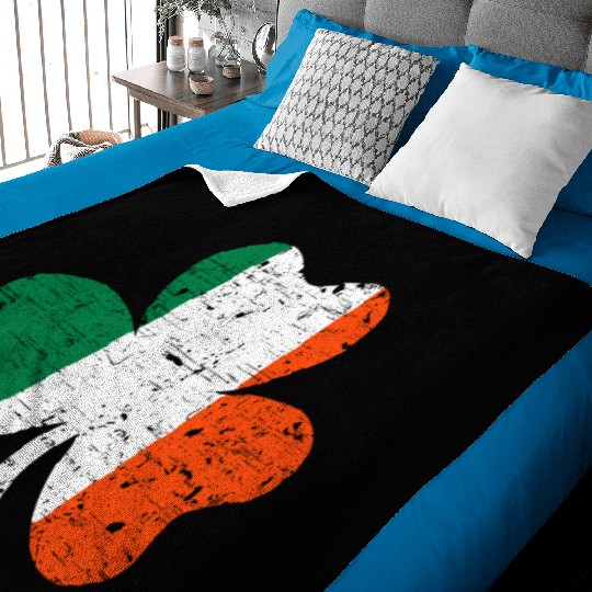 Ireland Shamrock Baby Blankets