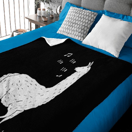 SONG OF THE LLAMA Baby Blankets