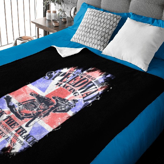 UK Speedway Racing Baby Blankets