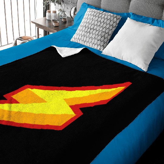 Lightning Bolt Design Baby Blankets