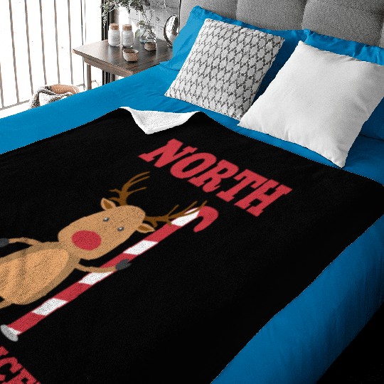 North Pole Dancer Baby Blankets