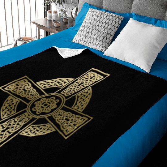Celtic cross Baby Blankets