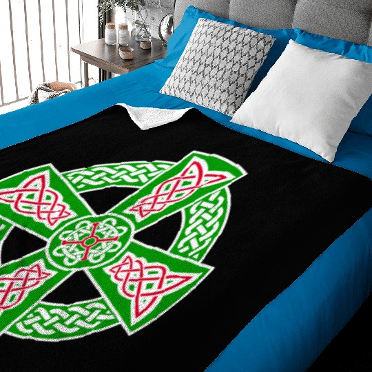 Celtic cross Baby Blankets