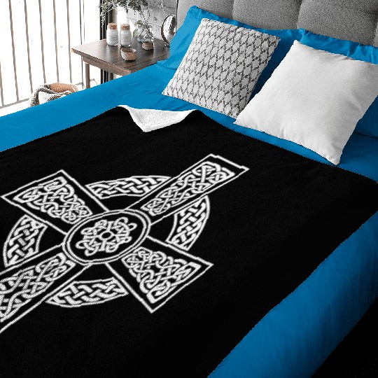 Celtic cross Baby Blankets