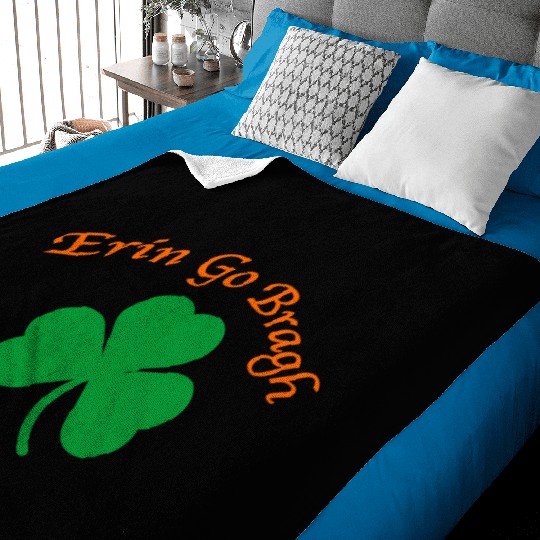 Erin Go Bragh Shamrock Baby Blankets