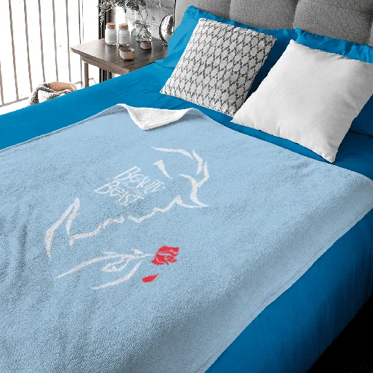 Disneys Beauty And The Beast Baby Blankets