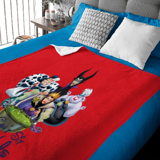 You Can't Sit With Us Disney Villains Baby Blankets