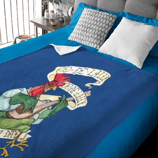 Disney Alan-a-dale Rooster Robin Hood Baby Blankets