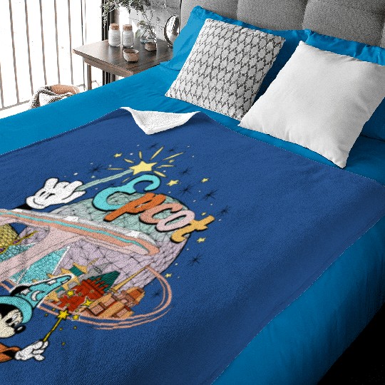 Disney Epcot Baby Blankets, Vintage Epcot 1982 Baby Blankets