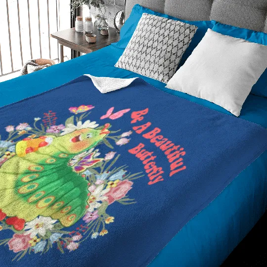 Be A Beautiful Butterfly Heimlich Baby Blankets, Let the magic Blossom Disney Epcot