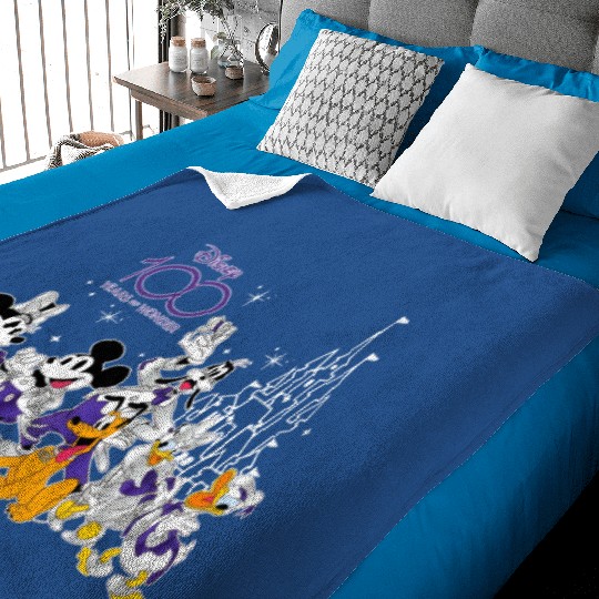 100 Years Of Wonder Baby Blankets, Disney Anniversary Baby Blankets, Disney 100th Baby Blankets, Magic Kingdom Baby Blankets