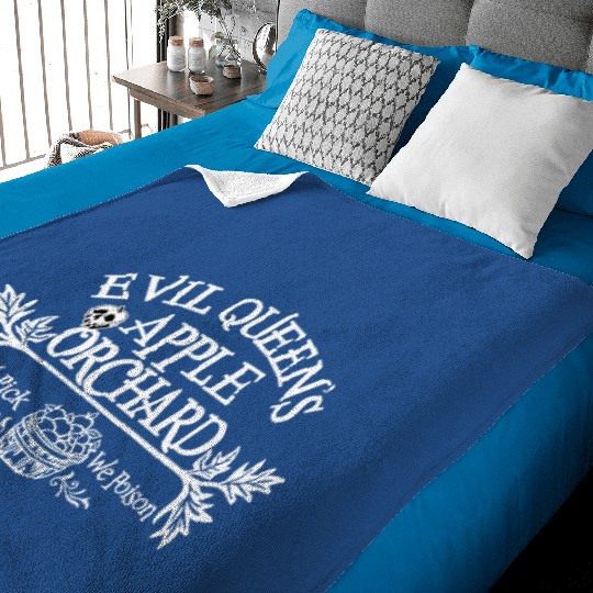 Evil Queen Baby Blankets, Evil Queen's Apple Orchard Baby Blankets, Disney Baby Blankets