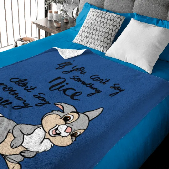  Color Disney Bambi Characters Cute Thumper Retro Baby Blankets