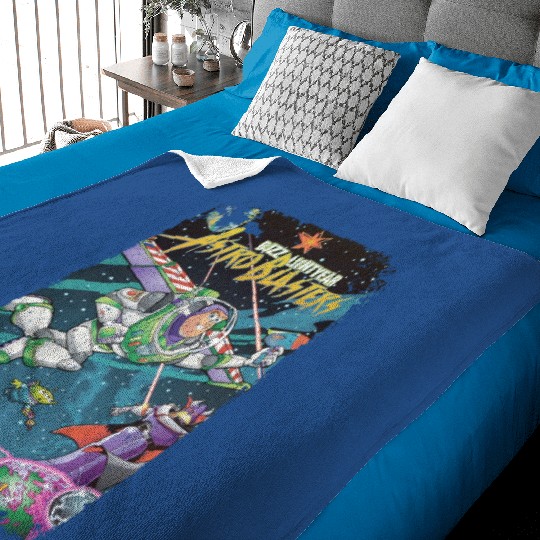 Vintage Buzz Lightyear Baby Blankets, Retro Disney Baby Blankets