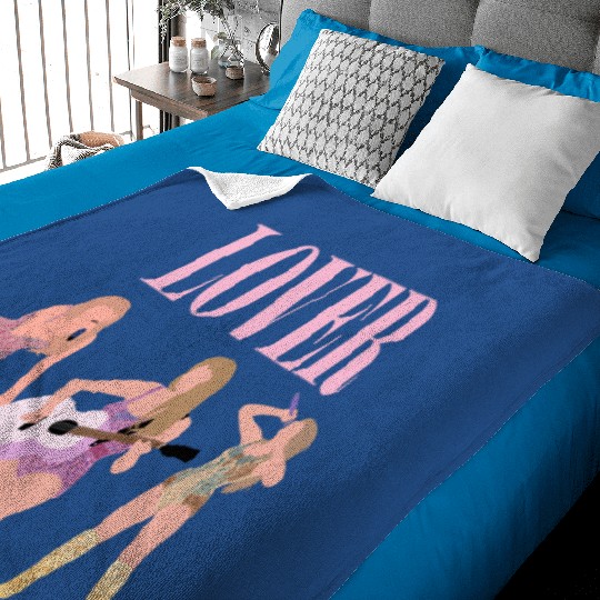 taylorswift lover eras tour art Baby Blankets