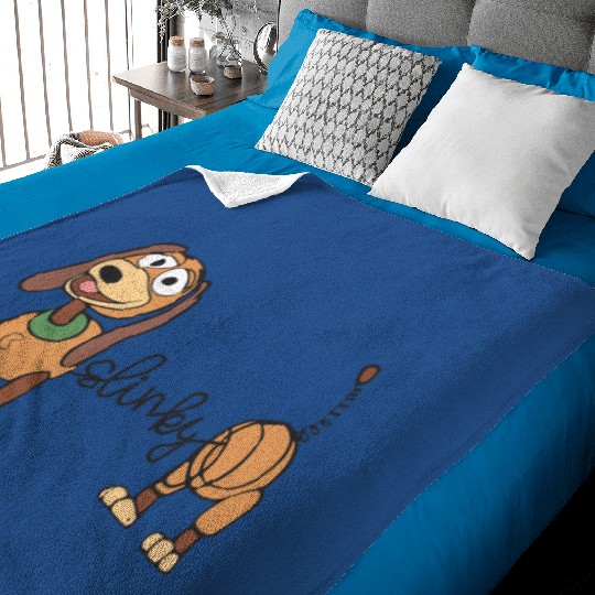 Slinky Dog Baby Blankets, Toy Story Character Baby Blankets, Disney Slinky Dog
