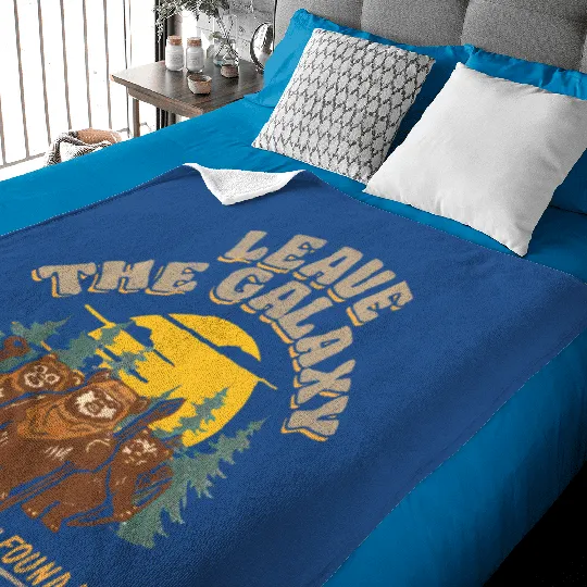 Vintage Disney Star Wars Ewok Baby Blankets, Leave The Galaxy Better
