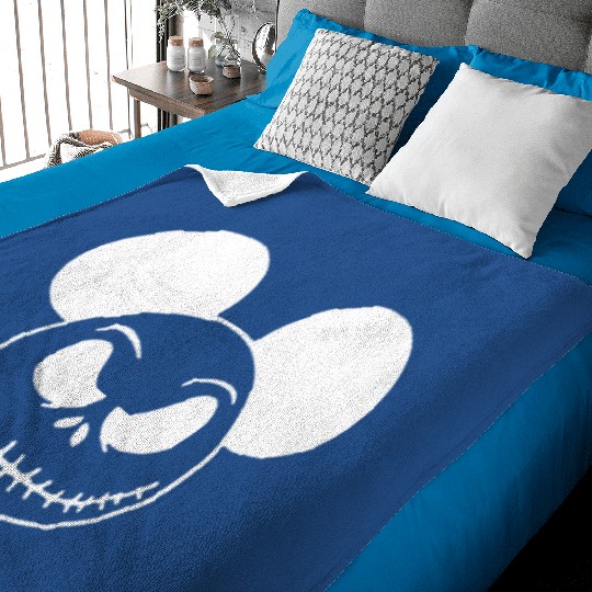 Jack Sally Baby Blankets, Disney Couple Baby Blankets, Disney Baby Blankets