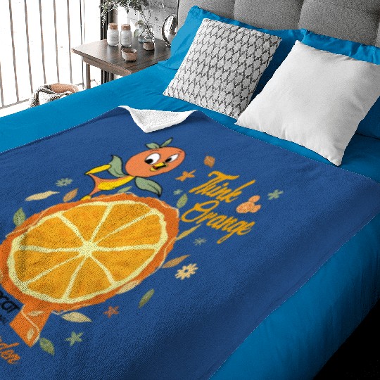 Disney Orange Bird Epcot Baby Blankets, Disney Epcot International Flower and Garden Festival 2023