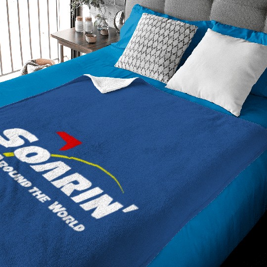 Soarin Around the World Baby Blankets, Disney EPCOT, Disney Baby Blankets