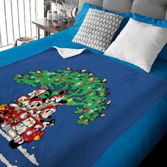 Disney Christmas Baby Blankets, Animal Kingdom Christmas Baby Blankets