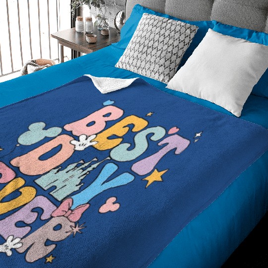 Disney Best Day Ever Baby Blankets, Disneyworld Family
