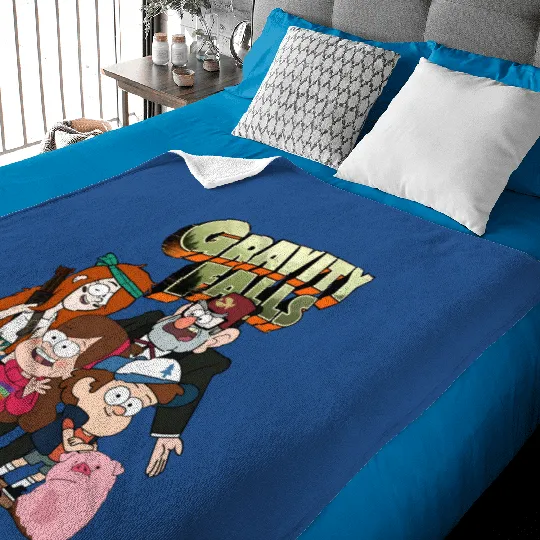 Gravity Falls Family Dynamics Baby Blankets, Disney Gravity Falls 90s Baby Blankets