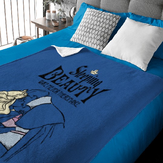 Retro Disney Sleeping Beauty Baby Blankets,