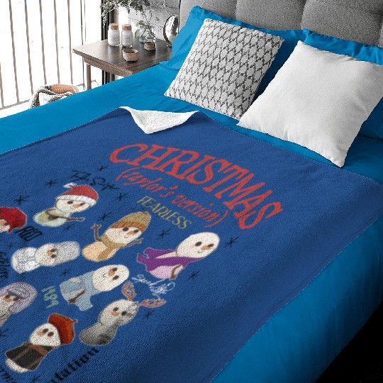 Discover Merry Swiftmas Baby Blankets Christmas Lights Baby Blankets The Eras Tour Christmas Baby Blankets