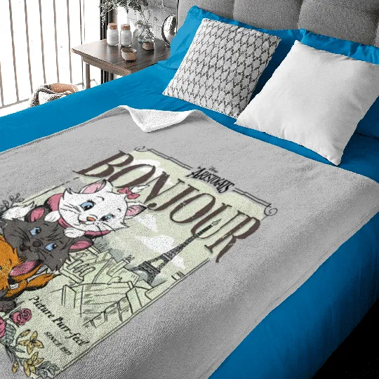 Disney Aristocats in Paris Baby Blankets