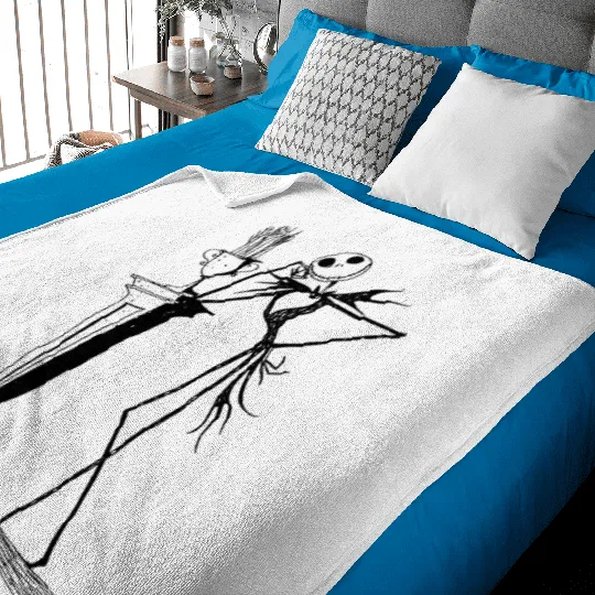 90s Nightmare Before Christmas Disney Baby Blankets. Vintage 1990s