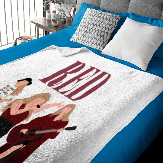 taylorswift red eras tour art Baby Blankets