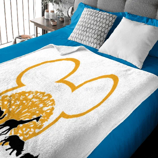 Animal Kingdom Baby Blankets, Gift For Her, Disney Kids Baby Blankets