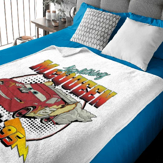Discover Retro Lightning McQueen And Friends Baby Blankets, Retro Disney Cars Baby Blankets, Disney Cars Face Outline Family Matching Baby Blankets, Disney Kids Baby Blankets