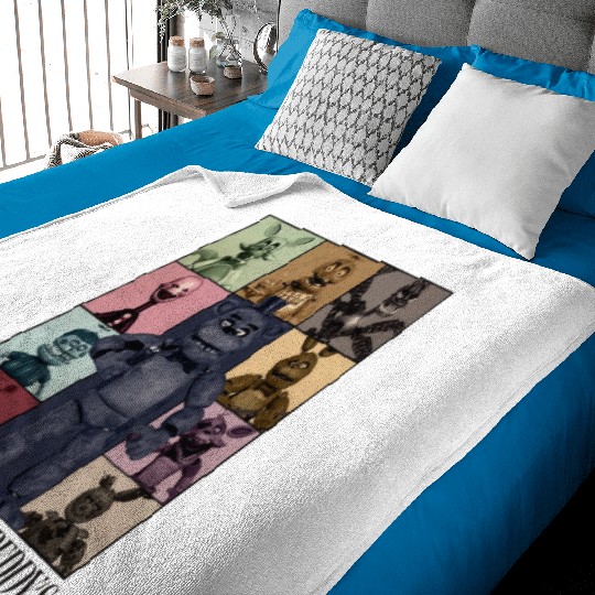 Five Nights At Freddys Eras Tour Baby Blankets