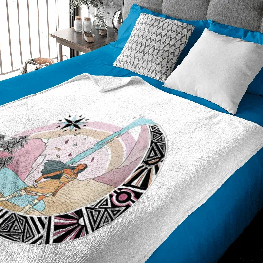 Disney Pocahontas Let The Wind Guide You Baby Blankets